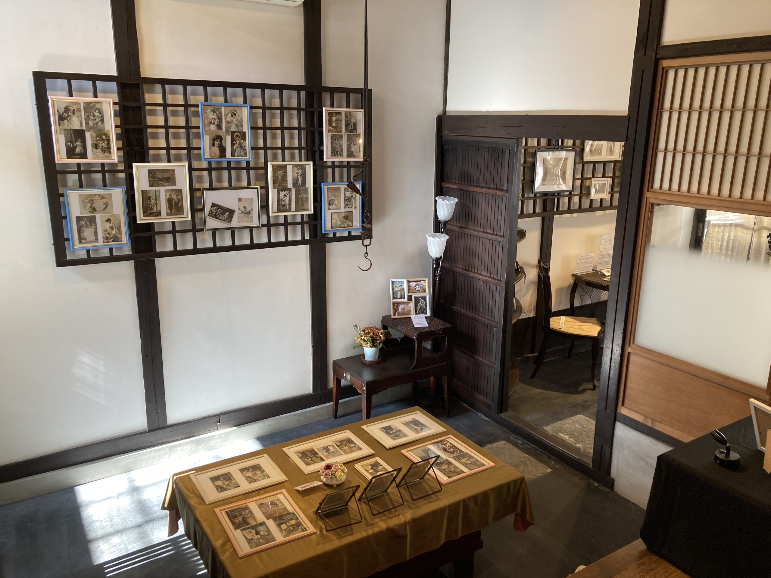展示風景 手彩色写真